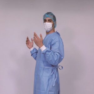 Customized Ultrasonic Heat Sealing Surgical Gown With Enhanced Fluid Resistance For Hospital