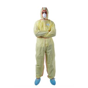 Yellow SMS Coverall With Bound Seams