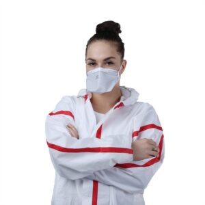 Red Taped Microporous Coverall