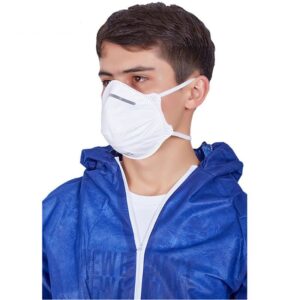 Blue Polypropylene Disposable Coverall