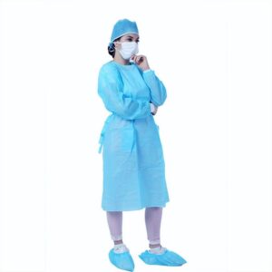 Blue PP Isolation Gown