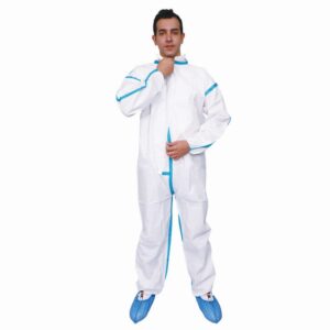 Blue Taped Microporous Coverall