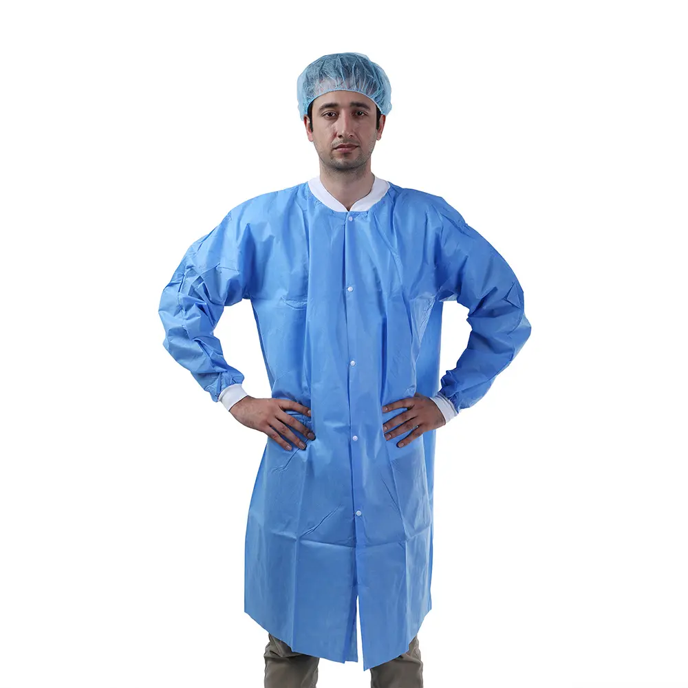 Disposable lab coat PPE manufacturer morntrip