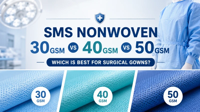 SMS Nonwoven 30gsm vs 40gsm vs 50gsm