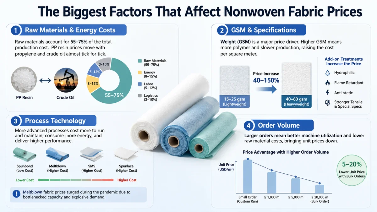 Factors That Affect Nonwoven Fabric Prices
