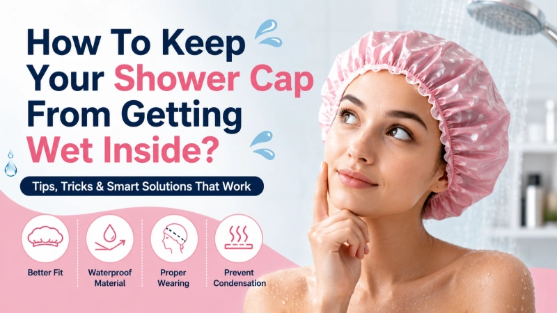 How To Keep Your Shower Cap From Getting Wet Inside