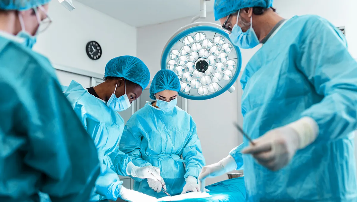 Surgical caps designed for sterile environments and infection prevention