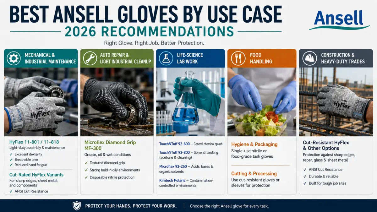 Ansell Gloves by Use Case