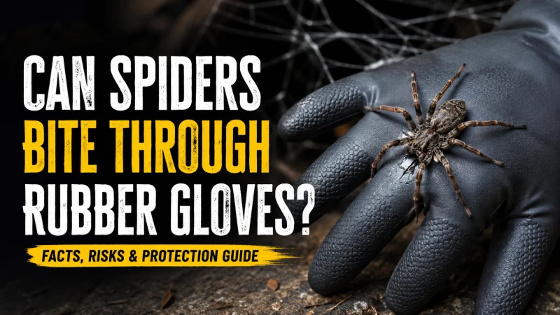 Can Spiders Bite Through Rubber Gloves​