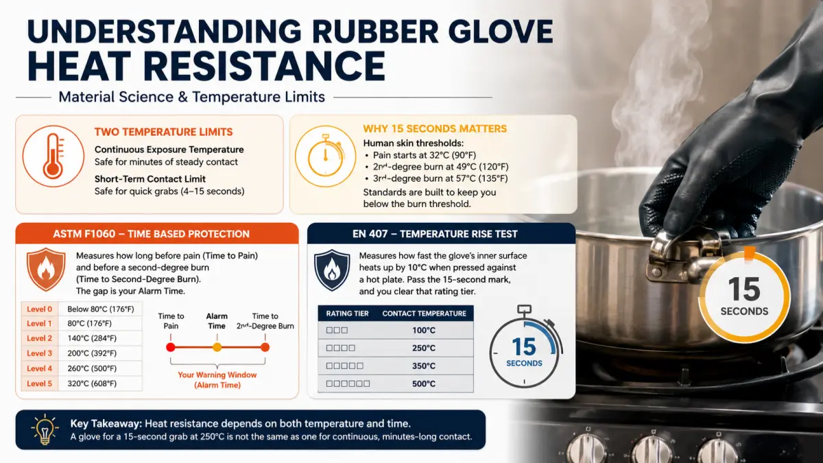 Understanding Rubber Glove Heat Resistance
