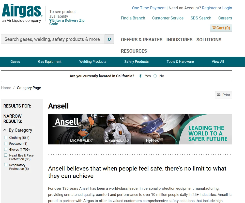 top Ansell Gloves Distributor