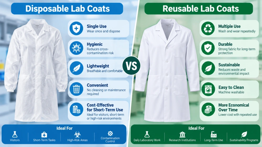Disposable Vs Reusable Lab Coats