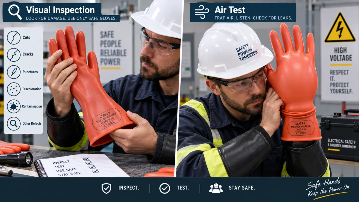 How to Inspect and Test Insulating Gloves Before Every Use