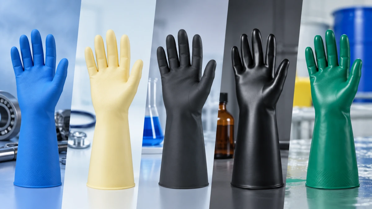 Nitrile vs Natural Latex vs Neoprene vs Butyl vs PVC
