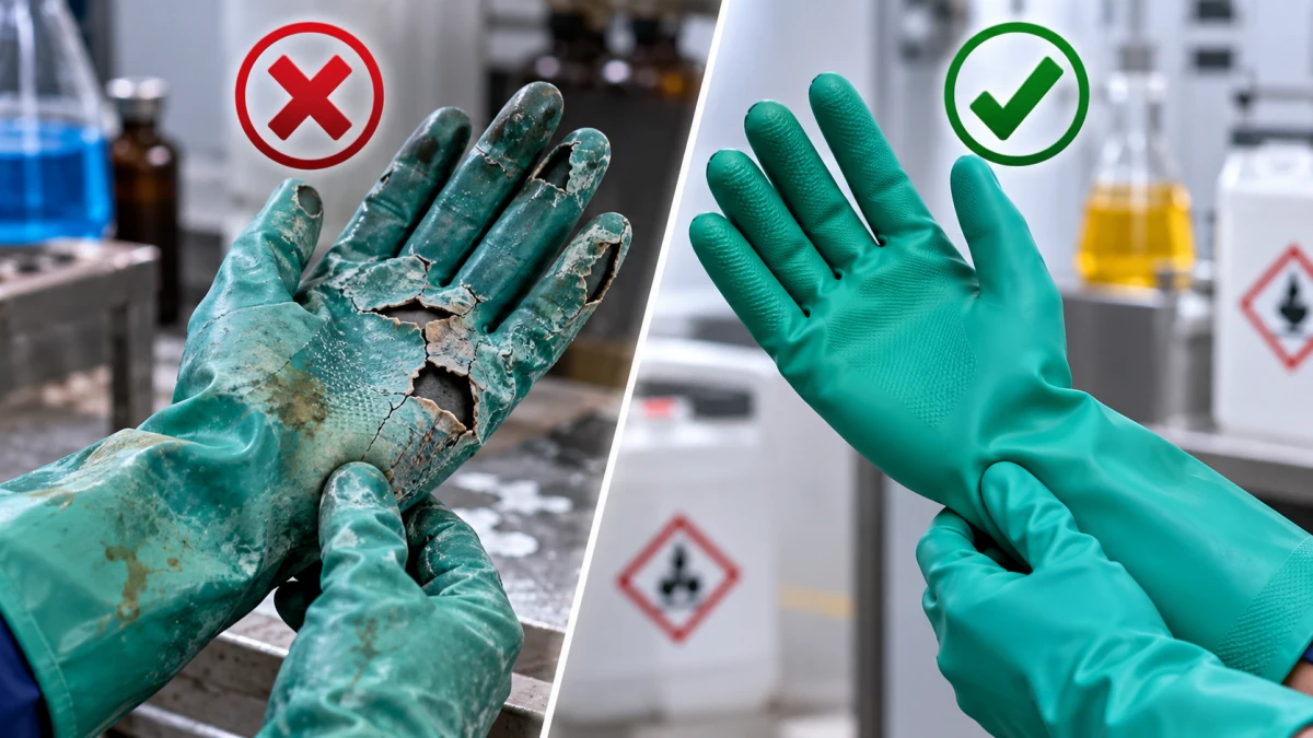 When to Replace Your Chemical-Resistant Rubber Gloves