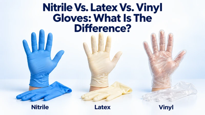 Nitrile Vs. Latex Vs. Vinyl Gloves